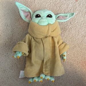 Disney Baby Yoda Plush in Mint Green and Tan